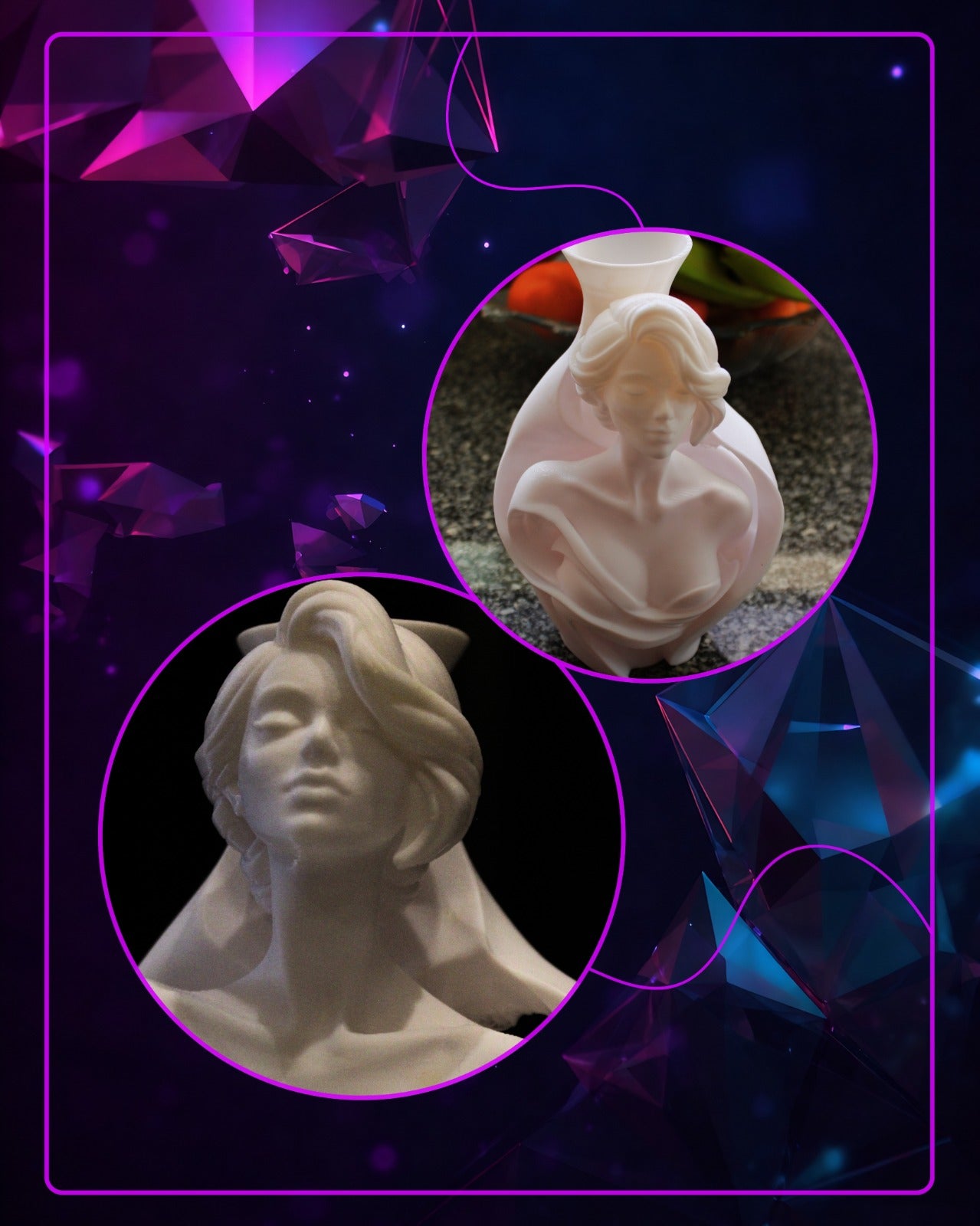 Vaso Escultura de Mulher