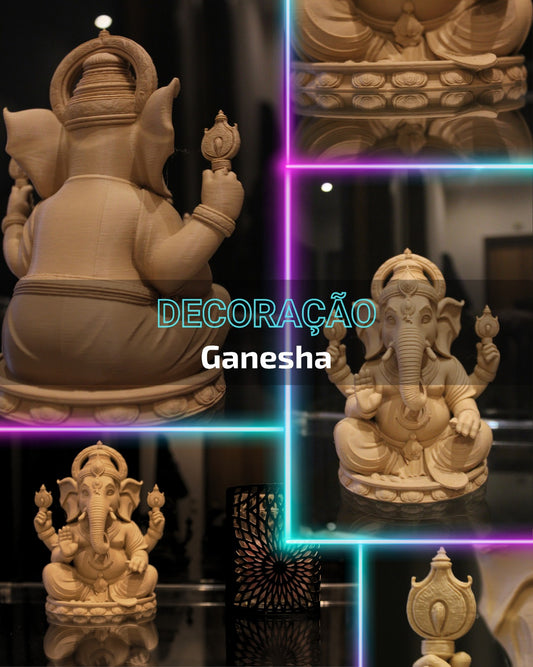 Estatueta Ganesha | Impressão 3D — Edição Limitada